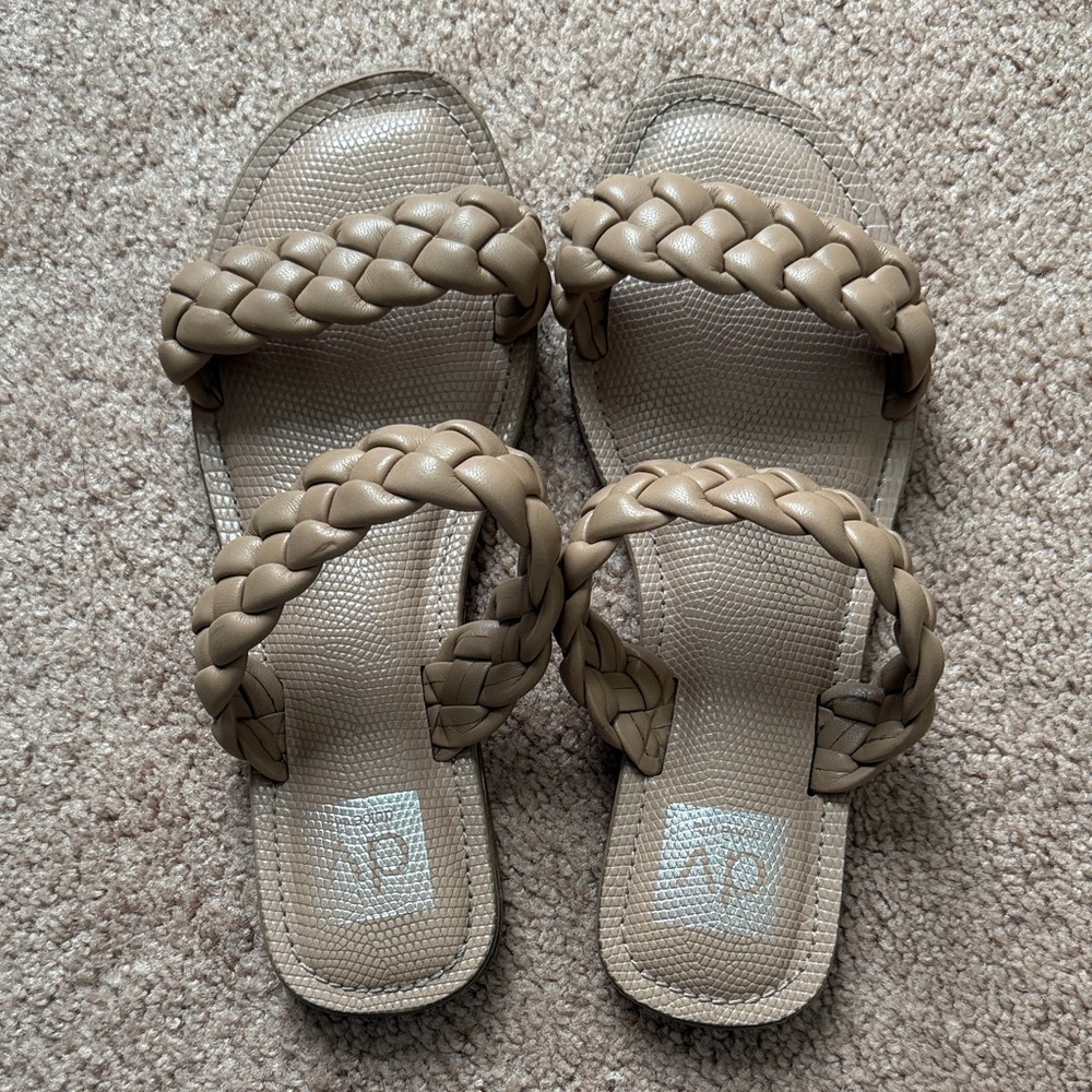 DV by Dolce Vita Tan Braided Sandals